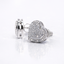 Pure Bliss Heart Studs