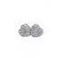 Baguette Bliss Heart Studs