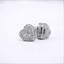 Baguette Bliss Heart Studs