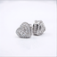 Baguette Bliss Heart Studs