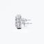 Baguette Bliss Heart Studs