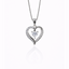 Eternal Spark Heart Necklace