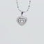 Luminous Halo Heart Necklace